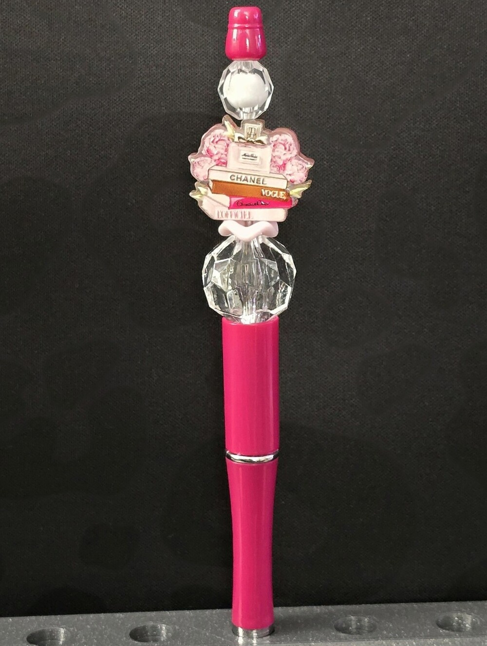 Designer "Chanel" Novelty Beaded Pen